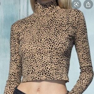 RARE cheetah print brandy Melville long sleeve